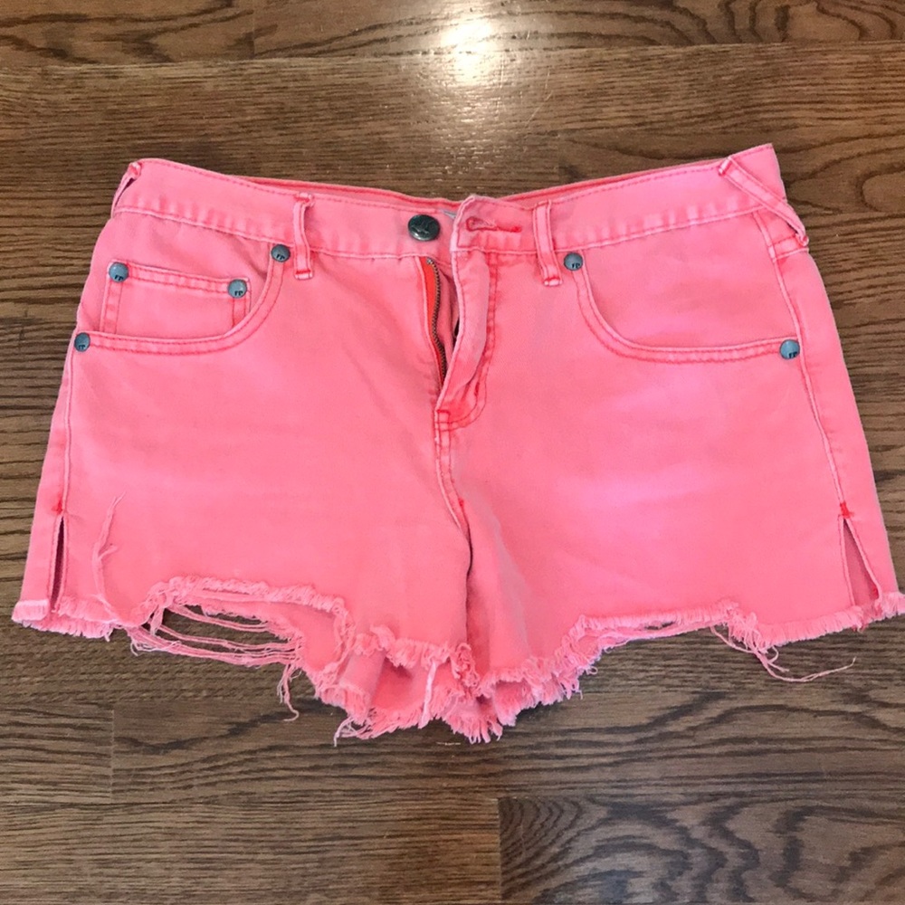 Free people Jean shorts